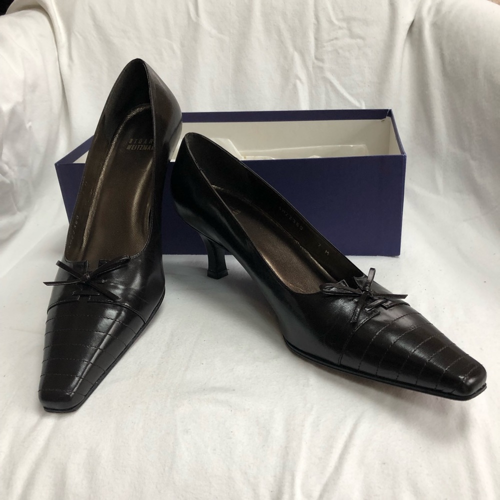 Stuart Weitzman Bow Pumps